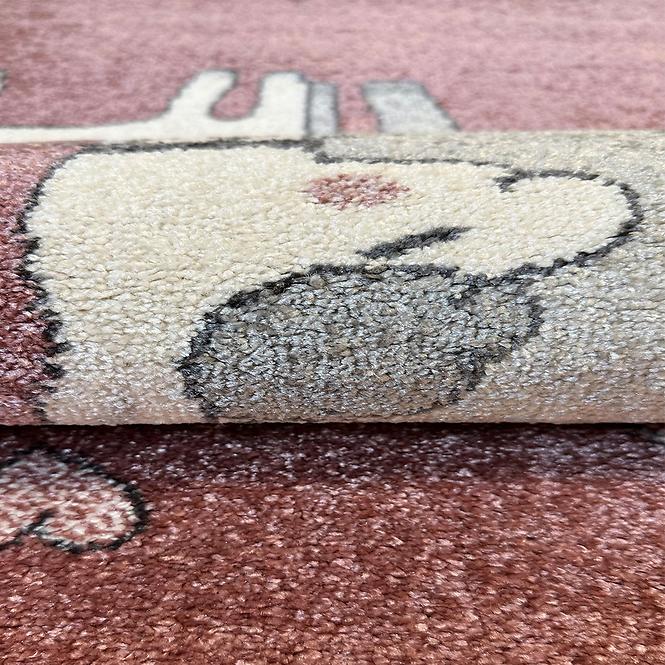 Szőnyeg Kids Smart 0,8/1,5 3626A BOS VE 57 rózsaszín  