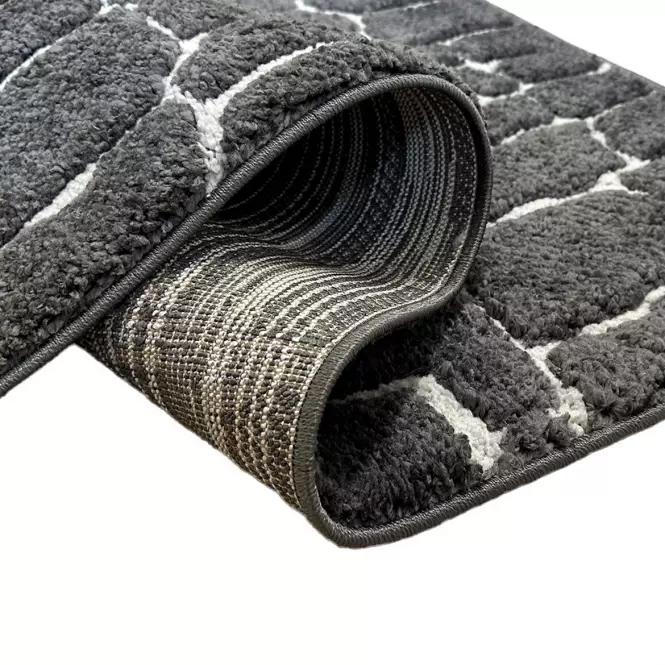 Szőnyeg Frisee Textures 1,6/2,3 1367A BOS RL 26 szürke
