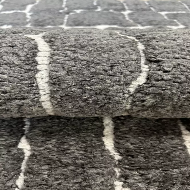 Szőnyeg Frisee Textures 1,6/2,3 1367A BOS RL 26 szürke