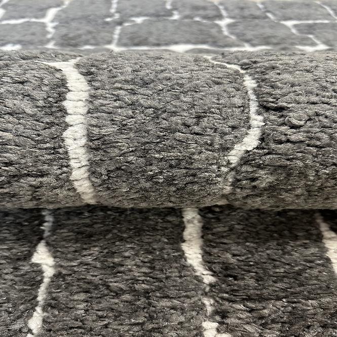 Szőnyeg Frisee Textures 1,6/2,3 1367A BOS RL 26 szürke
