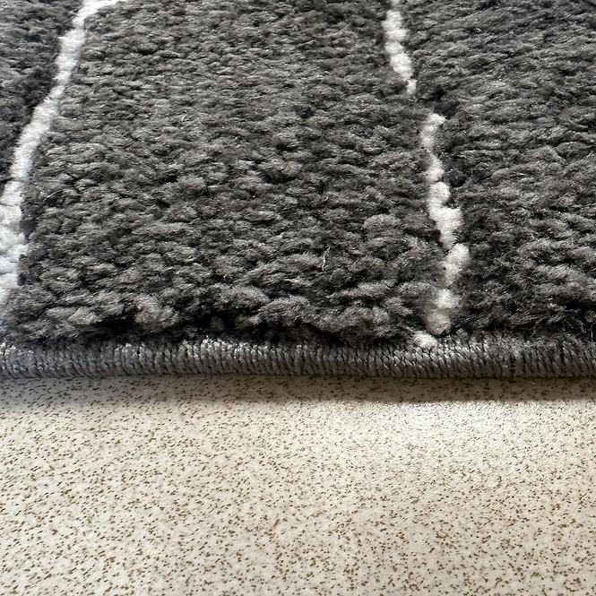 Szőnyeg Frisee Textures 1,6/2,3 1367A BOS RL 26 szürke