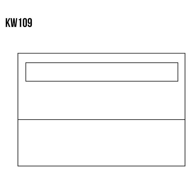 Vitrin Fenyő KW109 nyers,3