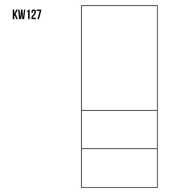 Vitrin Fenyő KW127 nyers