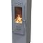 Acél Kályha EVA LUX 5,3 KW