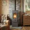 Acél Kályha EVA LUX 5,3 KW,5