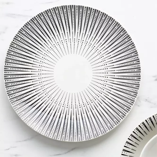 Porcelán tányér Iris vacsora 27 cm,4