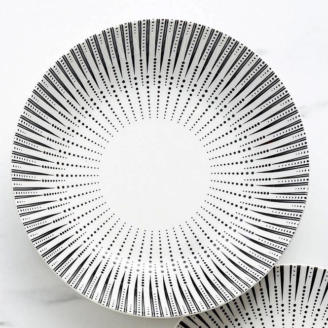 Porcelán leveses tányér Iris 20 cm