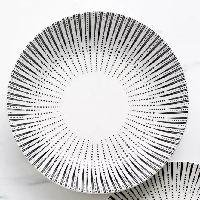 Porcelán leveses tányér Iris 20 cm,3