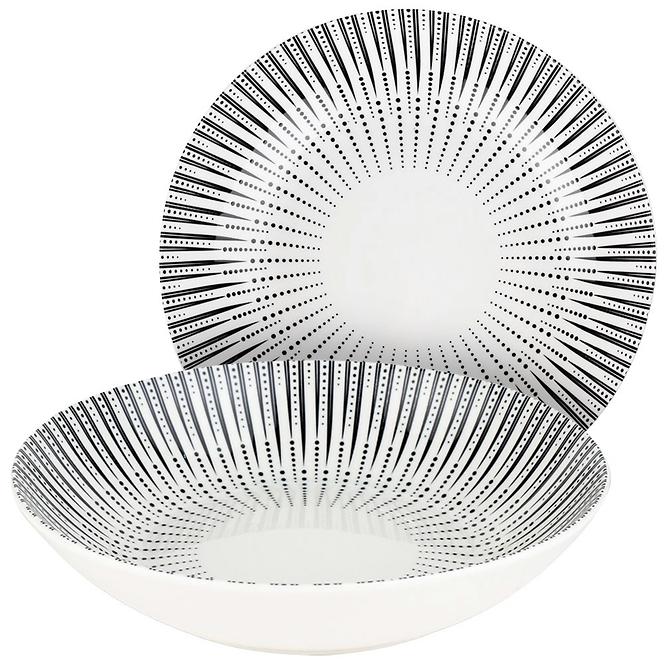 Porcelán leveses tányér Iris 20 cm