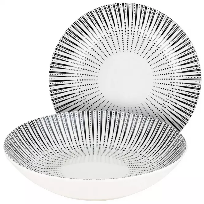 Porcelán leveses tányér Iris 20 cm,6