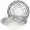 Porcelán leveses tányér Iris 20 cm,6