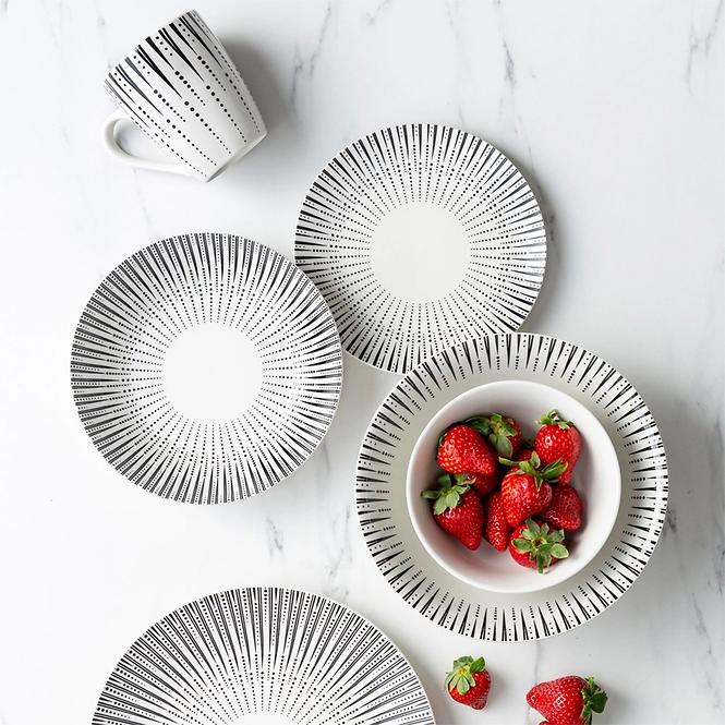 Porcelán salátástál Iris 23 cm