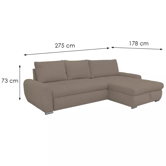 Sarokgarnitúra szett Levi Nordic 5,7