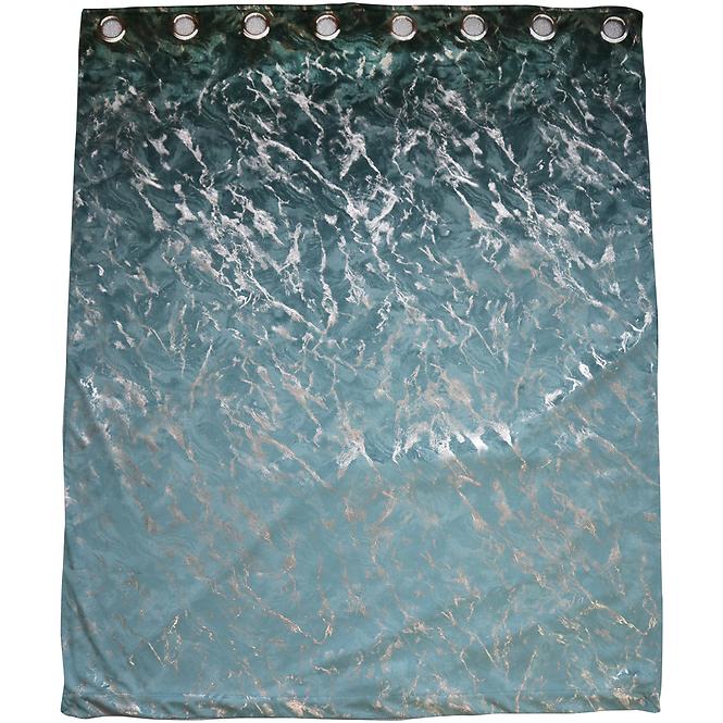 Szalagfüggöny Velvet YX503 135x250 zöld