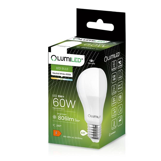Izzó Lumiled A60 8W 840 E27 806lm 4000K