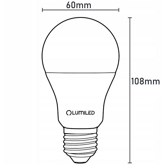 Izzó Lumiled A60 8W 840 E27 806lm 4000K