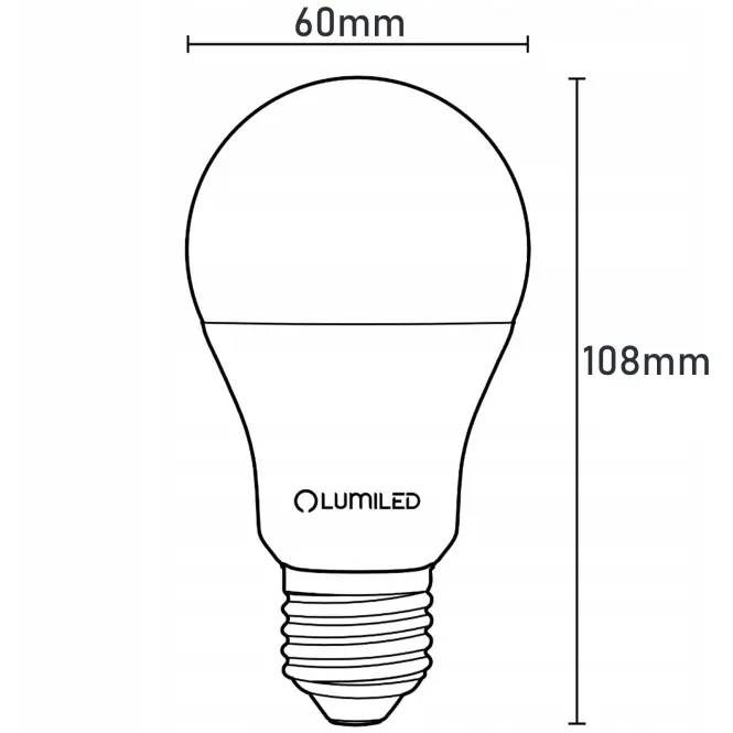 Izzó Lumiled A60 8W 840 E27 806lm 4000K,6