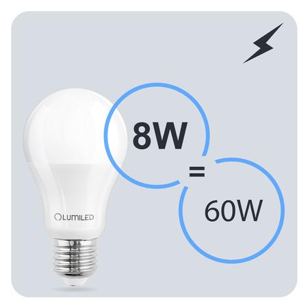 Izzó Lumiled A60 8W 840 E27 806lm 4000K