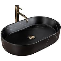 Mosdókagyló Nadia 60 Black Stone Matt Rea-U8565 
