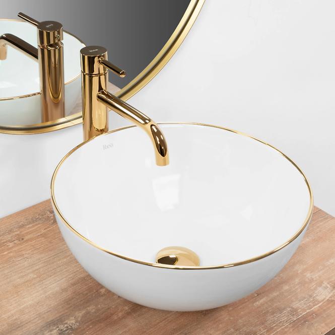 Mosdókagyló Stella Gold Edge,3