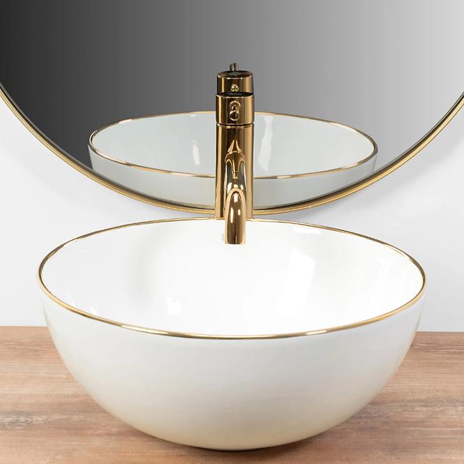Mosdókagyló Stella Gold Edge,5