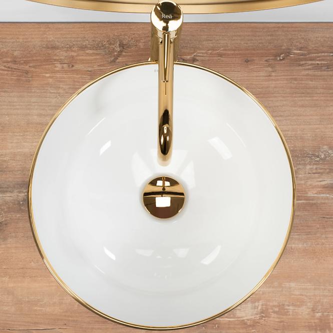 Mosdókagyló Stella Gold Edge,6