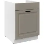 Konyhaszekrény Stilo claygrey/fehér 60ZL 1S BB