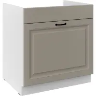 Konyhaszekrény Stilo claygrey/fehér 80ZL 1S BB