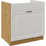 Konyhaszekrény Stilo fehér matt/artisan 80ZL 1S BB