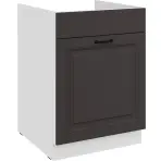 Konyhaszekrény Stilo grafit matt/fehér 60ZL 1S BB