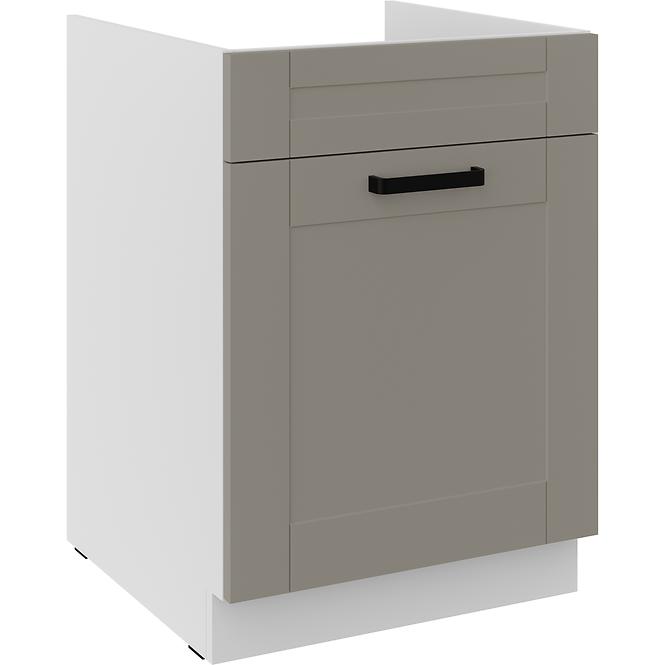 Konyhaszekrény Luna claygrey/fehér 60ZL 1S BB