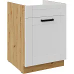 Konyhaszekrény Luna fehér matt/artisan 60ZL 1S BB