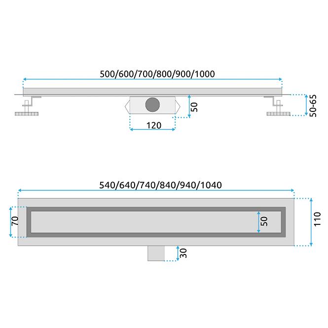 Lineáris kiáramlás Neox 800 Rea G6604 