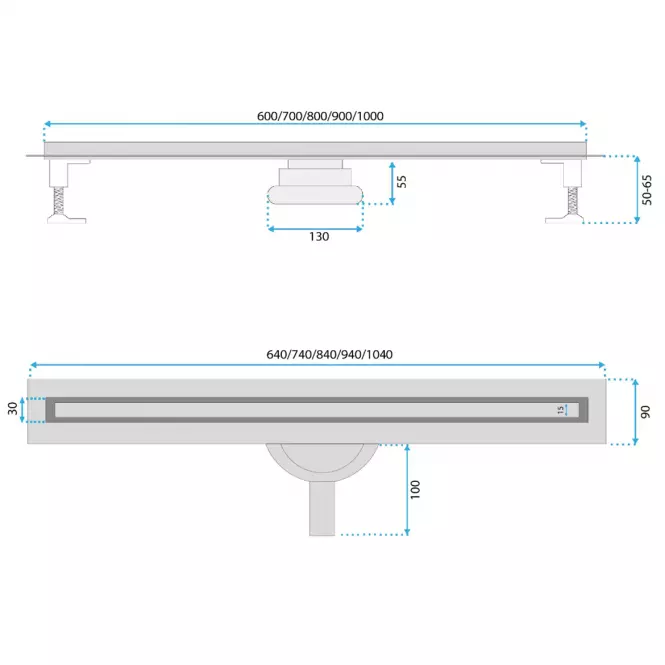 Lineáris kiáramlás Neox Slim Pro 900 Rea G2711