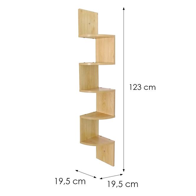 Falipolc PD11035 természetes fa