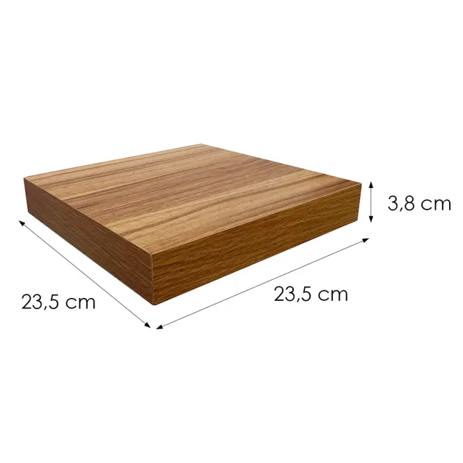 Függő polc 23.5 cm PD08201 sötét tölgy,2