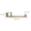 Függő polcok 2 db PD230816 természetes fa,2