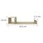 Függő polcok 2 db PD230816 természetes fa,2