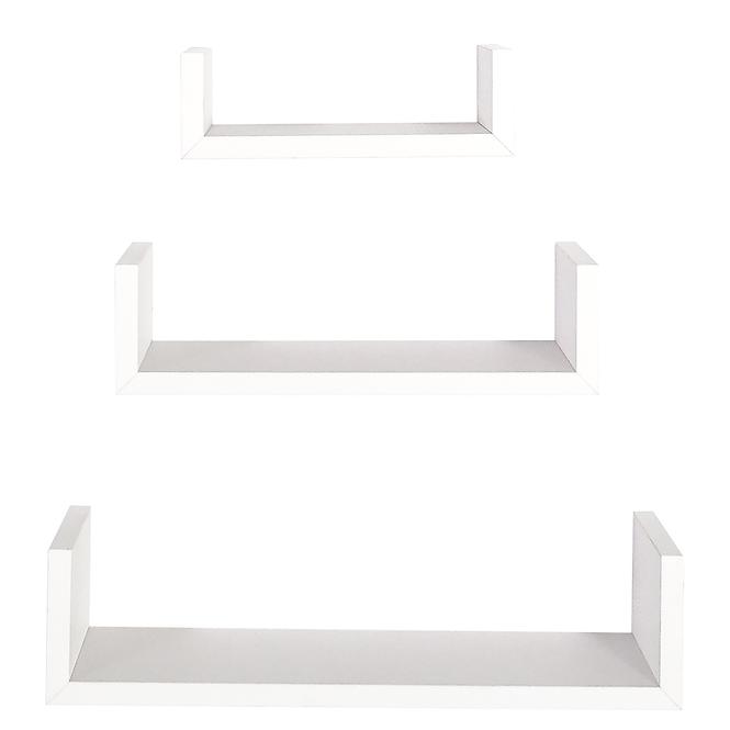 Függő polcok 3 db PD11039 fehére