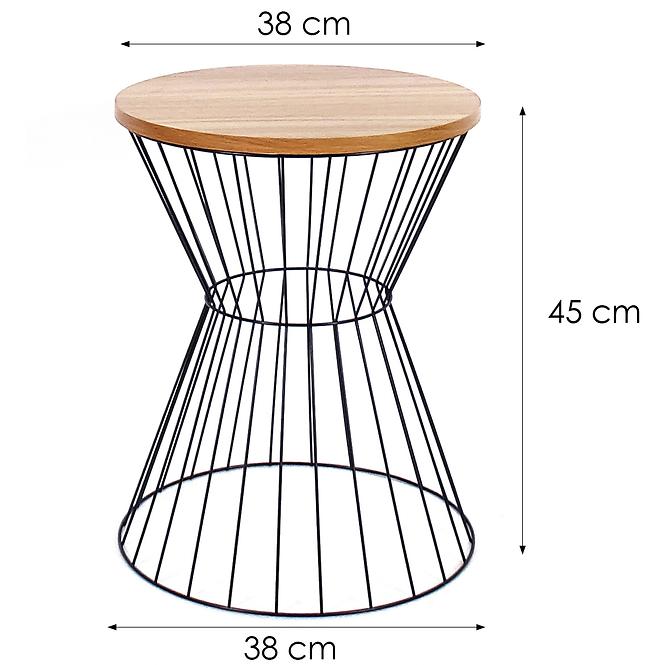 Dohányzóasztal PMC230919 sötét tölgy