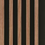 Lamella falburkolat MODERN LINE SLIM Walnut Black 12x122x2650mm