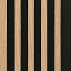 Lamella falburkolat MODERN LINE SLIM Oak Black 12x122x2650mm
