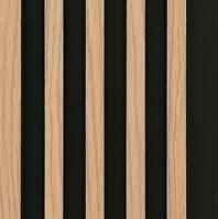 Lamella falburkolat MODERN LINE SLIM Oak Black 12x122x2650mm