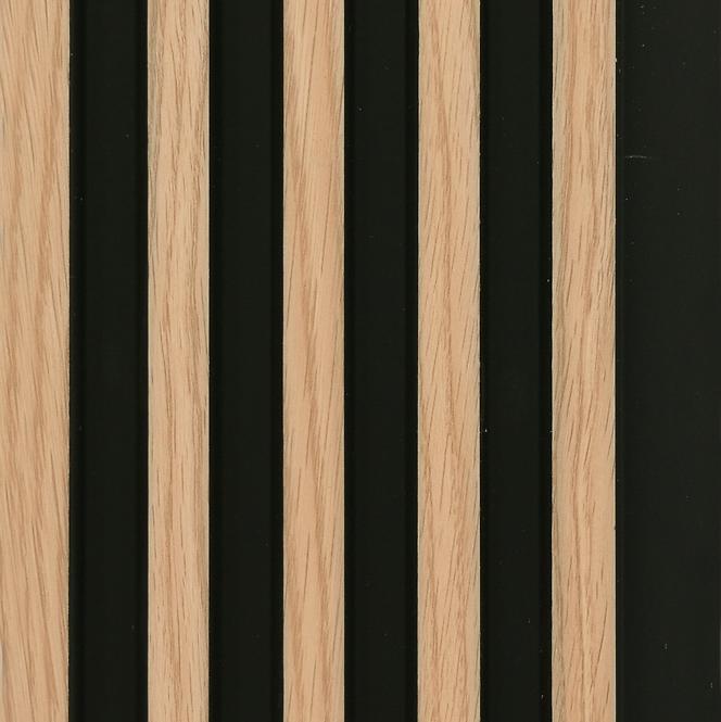 Lamella falburkolat MODERN LINE SLIM Oak Black 12x122x2650mm