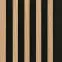 Lamella falburkolat MODERN LINE SLIM Oak Black 12x122x2650mm