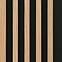 Lamella falburkolat MODERN LINE SLIM Oak Black 12x122x2650mm