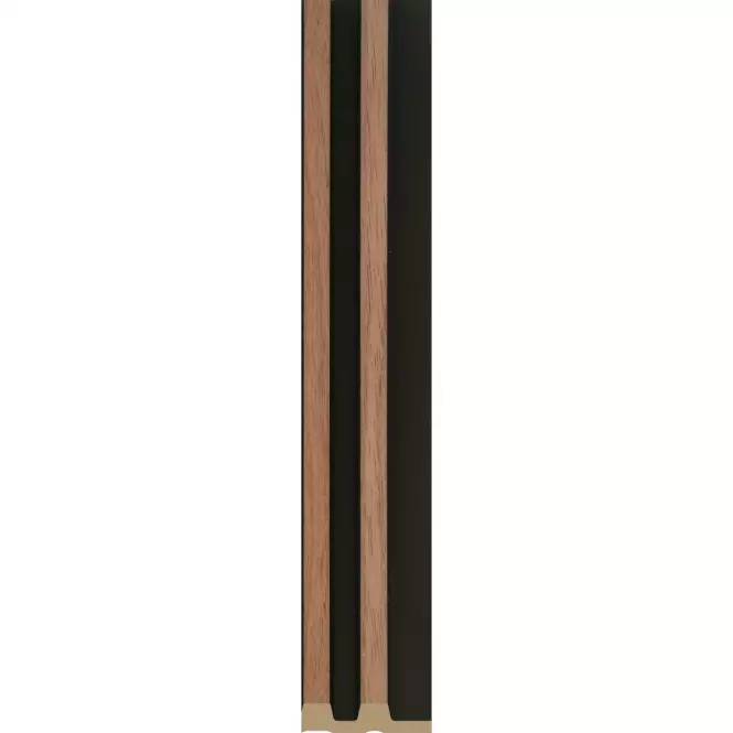 Záró profilok jobb MODERN SLIM Walnut Black 2.65m