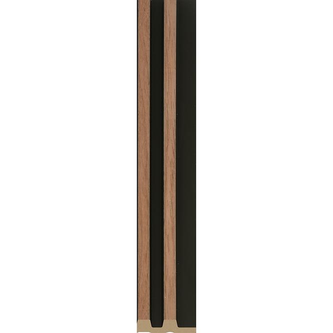 Záró profilok jobb MODERN SLIM Walnut Black 2.65m