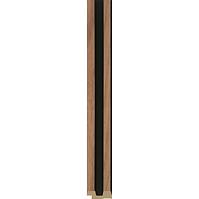 Záró profilok bal MODERN SLIM Walnut Black 2.65m