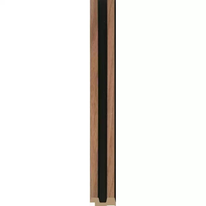 Záró profilok bal MODERN SLIM Walnut Black 2.65m